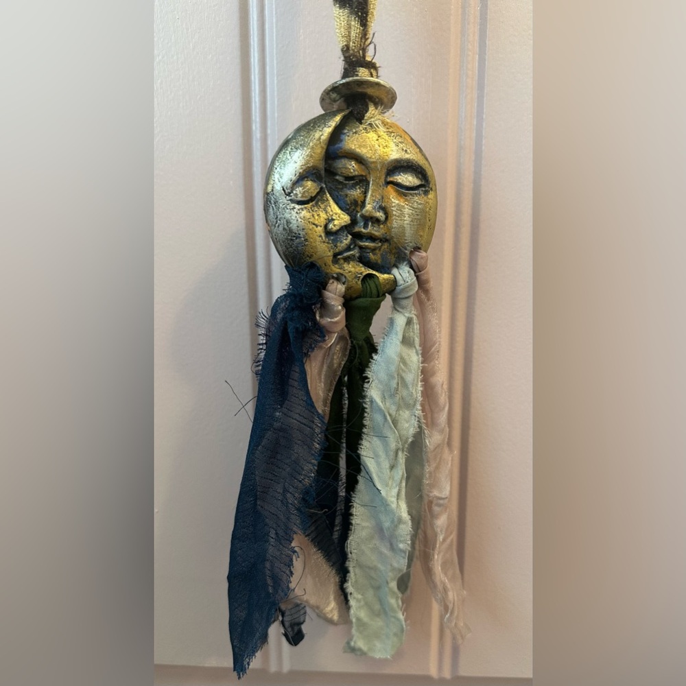 Sun moon necklace